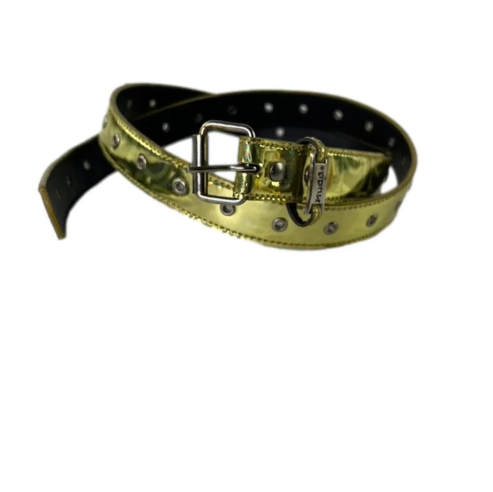 MUDD Gold Metallic Belt